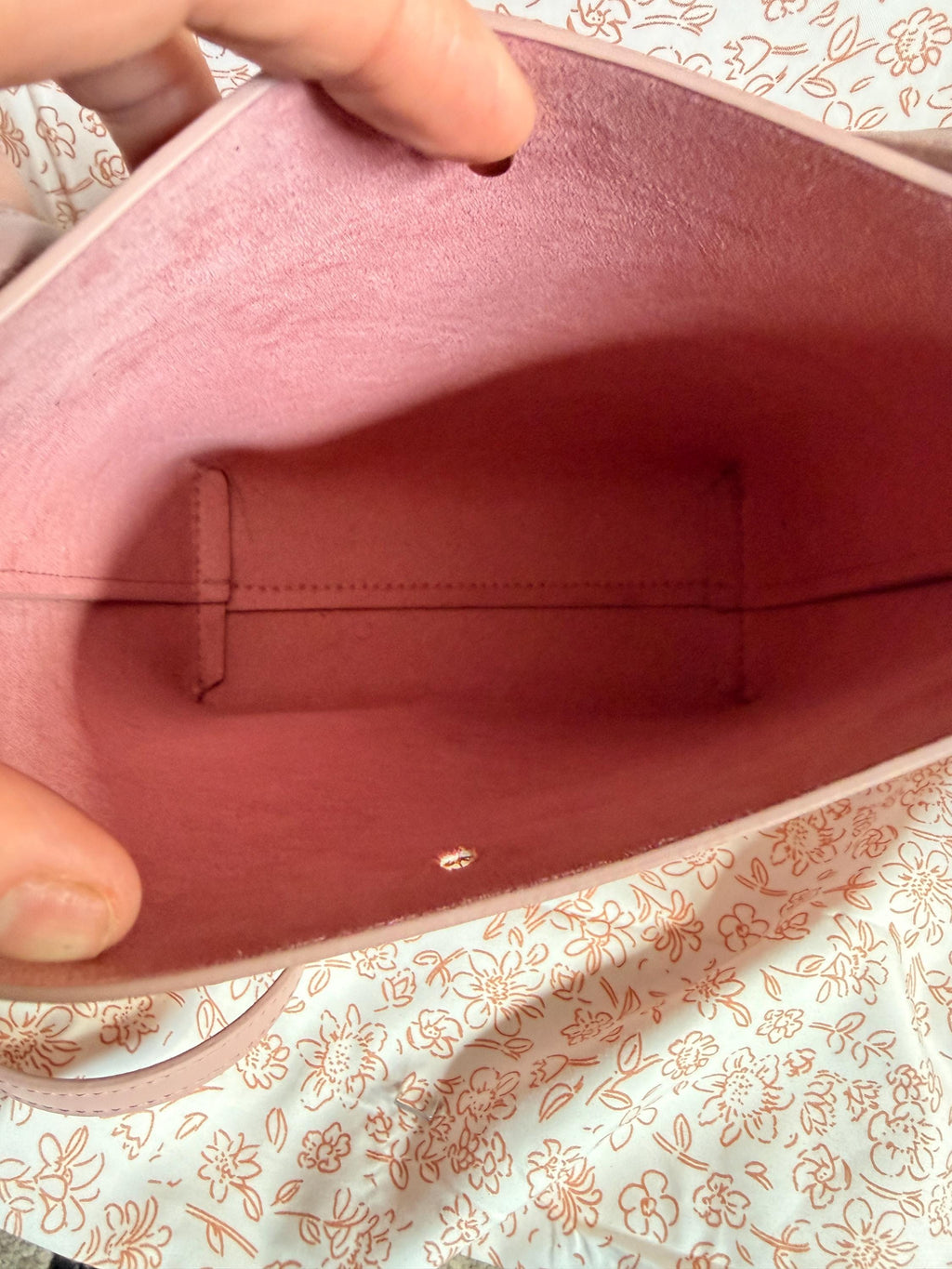 Samara Blush Pink Minimalist Bucket Crossbody Bag Faux Leather Purse