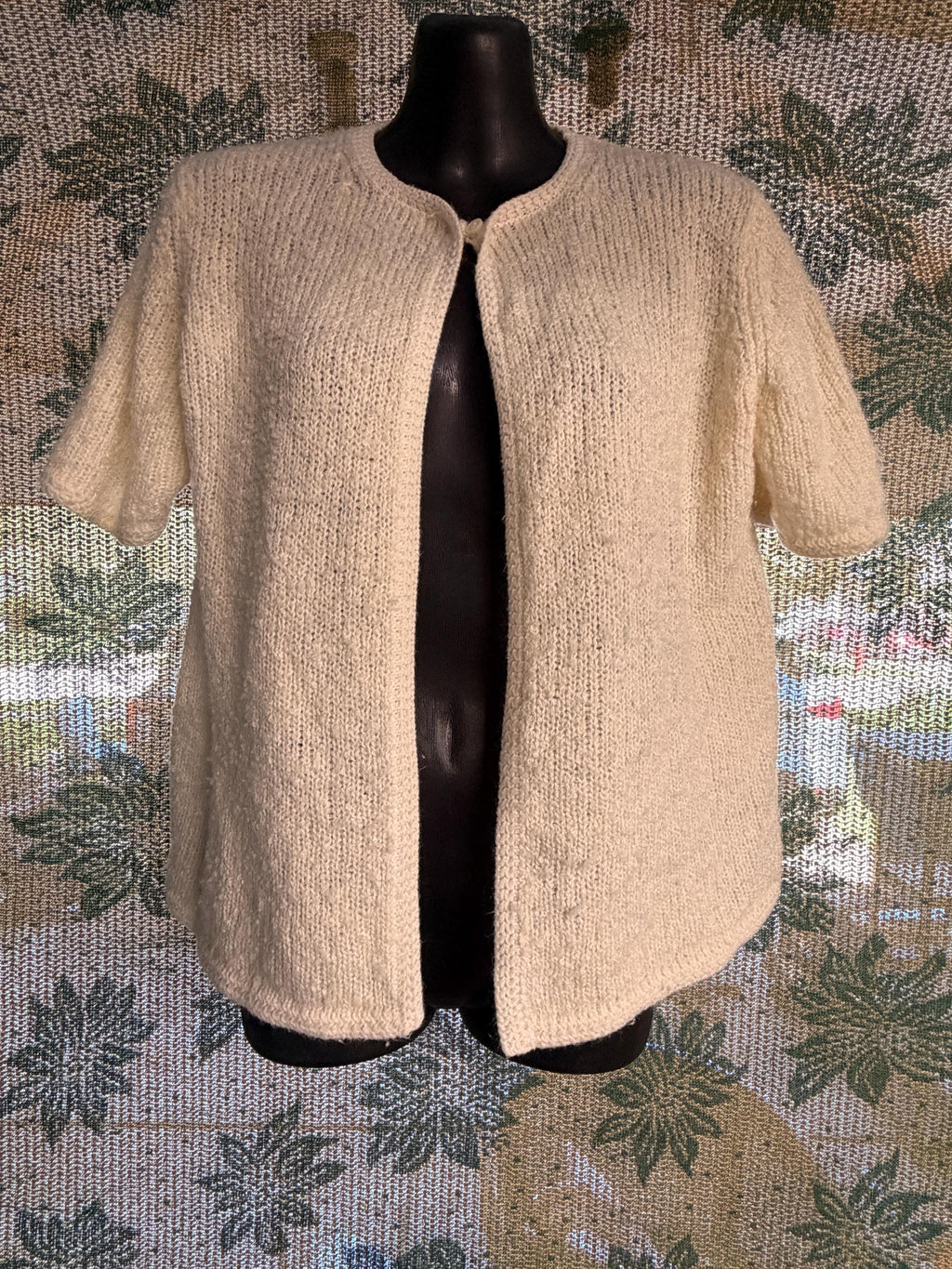Vintage Tanner Cream Knit Cardigan