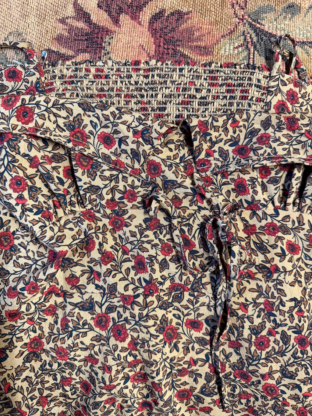Floral Halter Maxi Dress