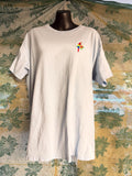 Riot Society Parrot Embroidered Tee (size L)