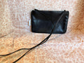 Vintage Anne Klein Black Crossbody Clutch Purse Minimalist Evening Bag