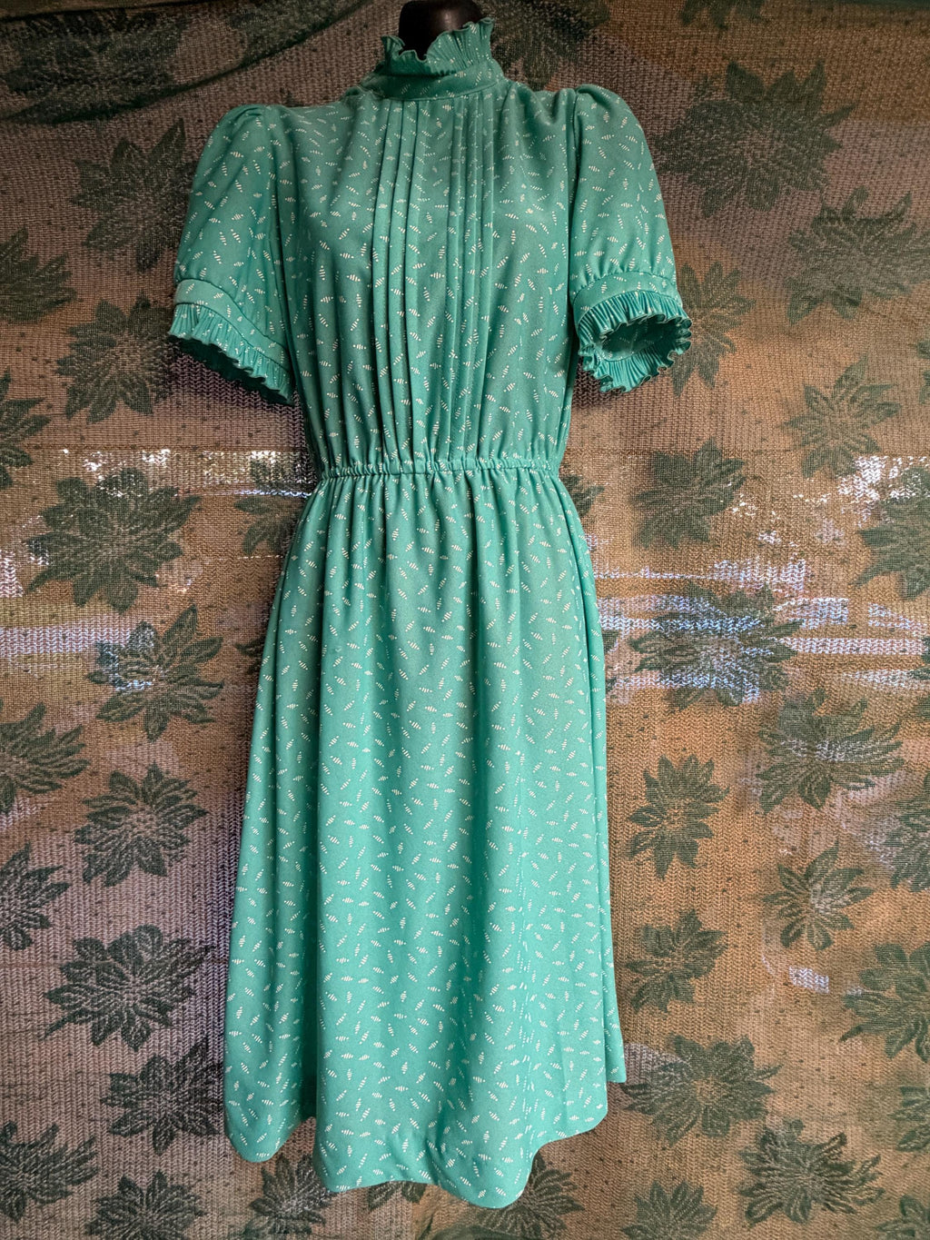 Vintage Mint Green Prairie Dress