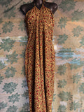 Floral Halter Maxi Dress