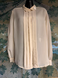 Impressions Cream Secretary Blouse