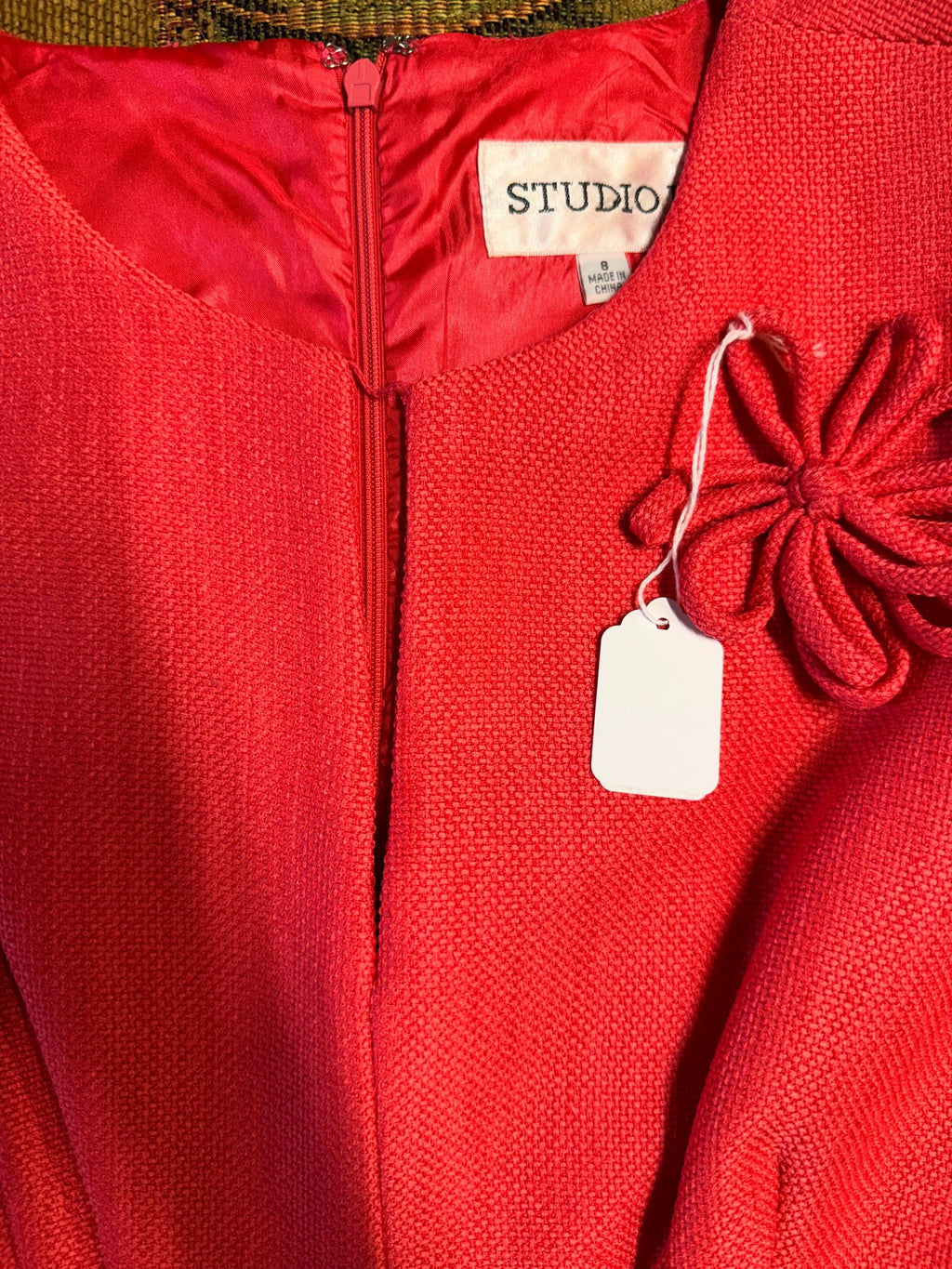 Studio I Coral Textured Dress