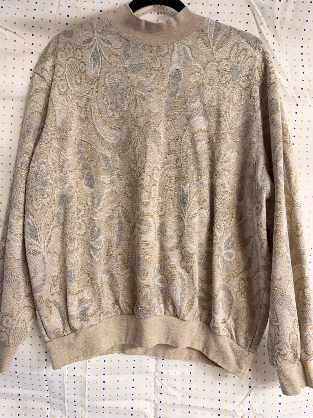 BonWorth Floral Paisley Sweatshirt (XL)
