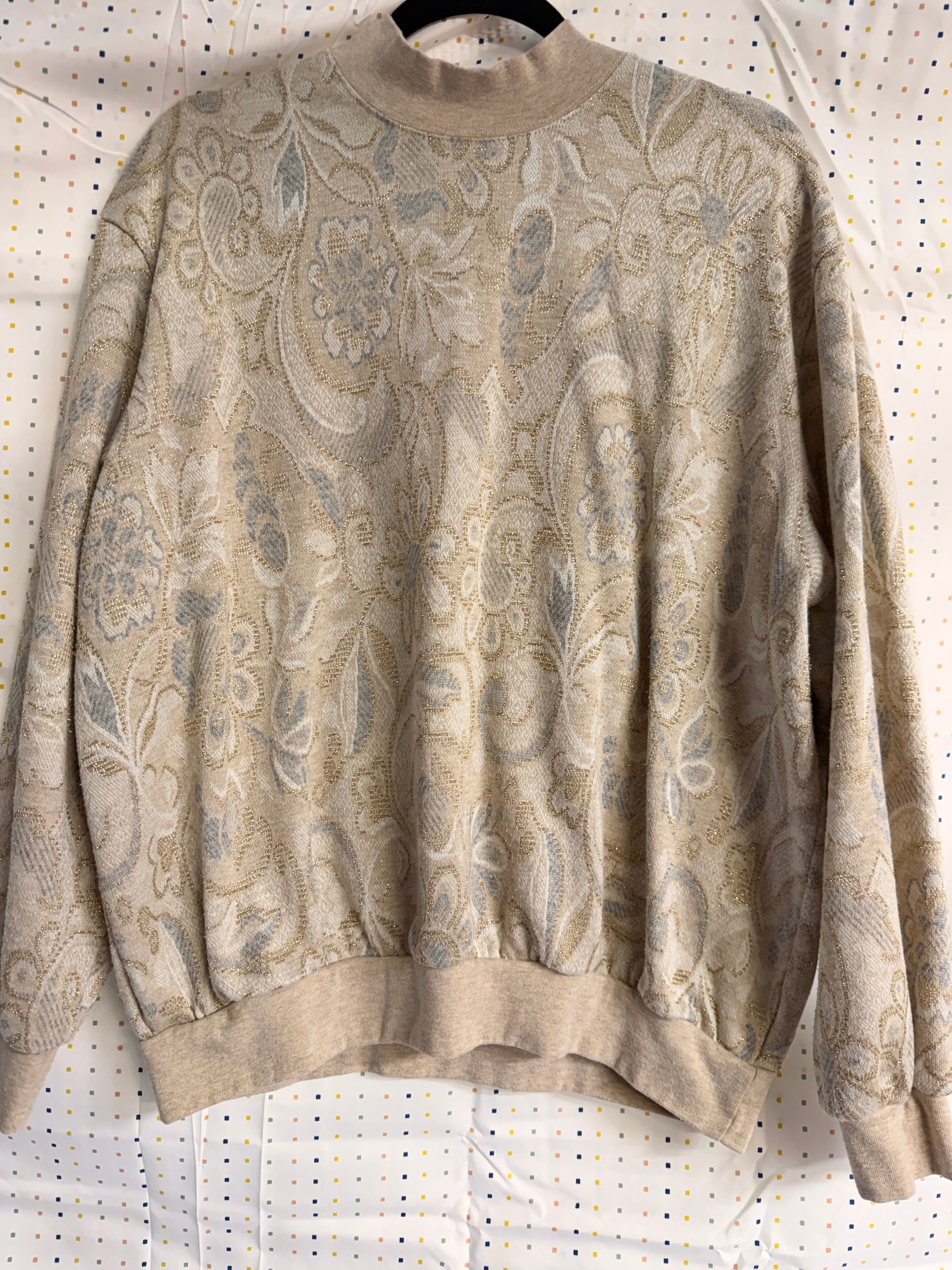 BonWorth Floral Paisley Sweatshirt (XL)