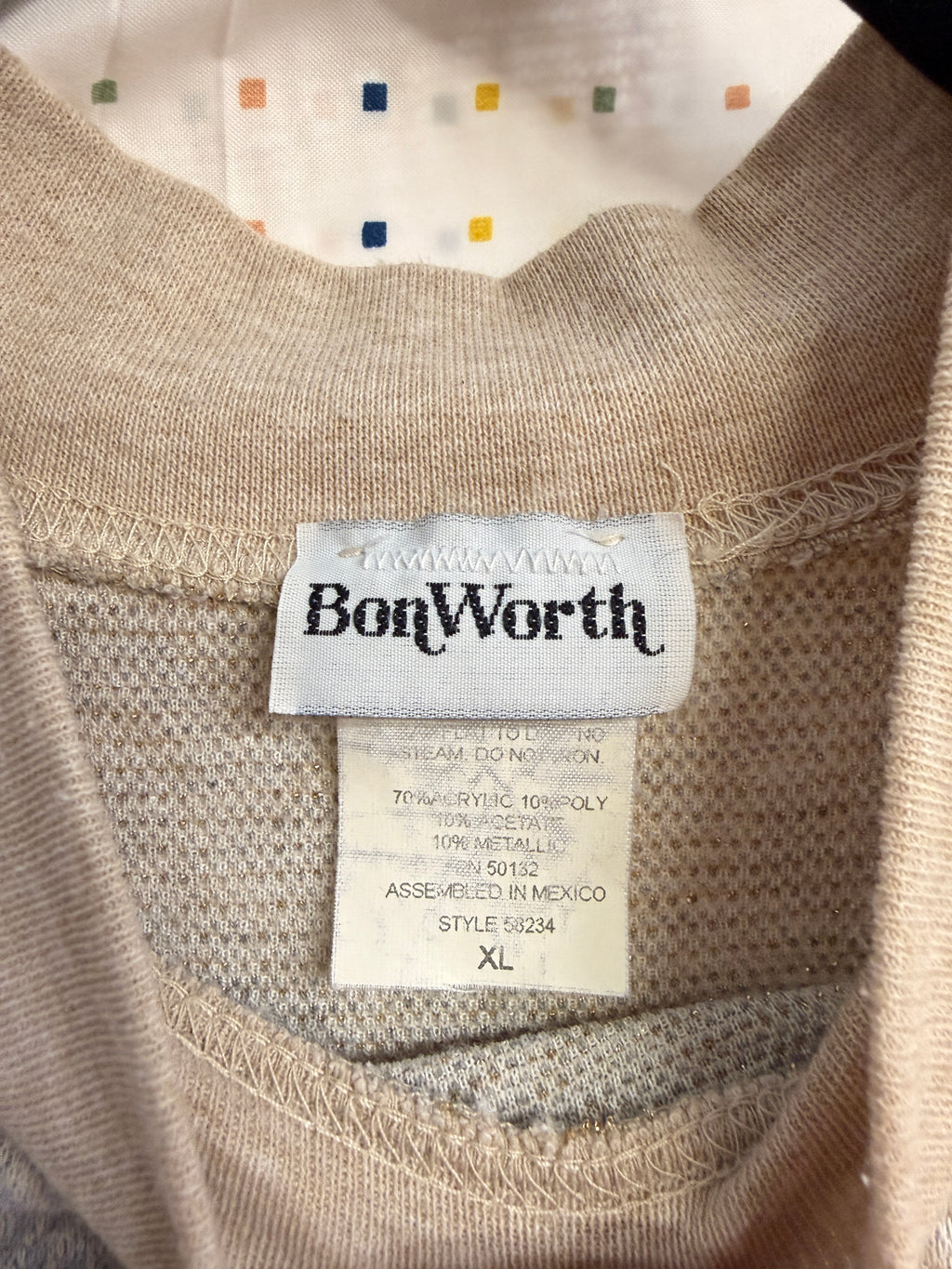 BonWorth Floral Paisley Sweatshirt (XL)