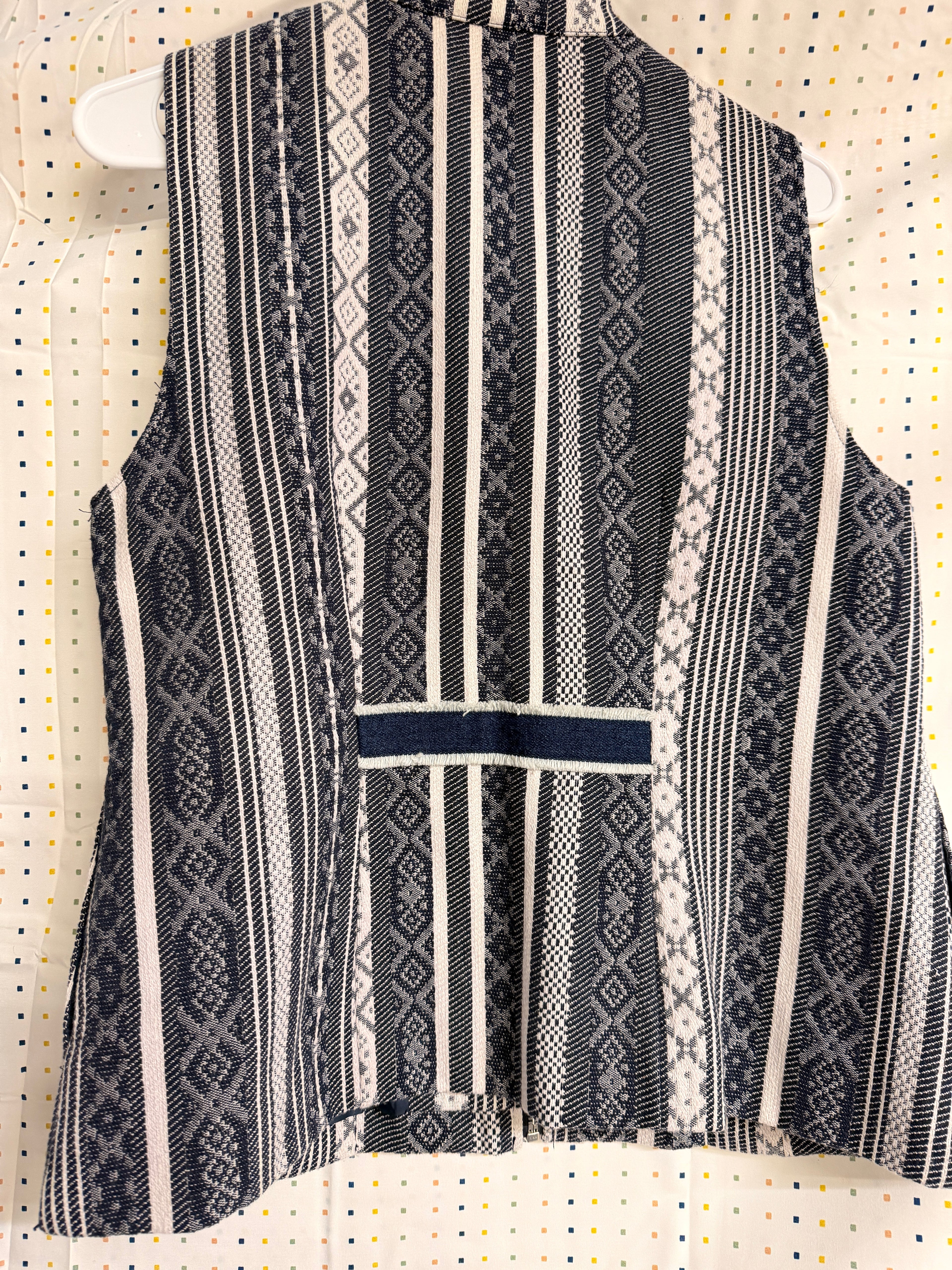 Christopher & Banks Southwestern Stripe Vest (Size Small)