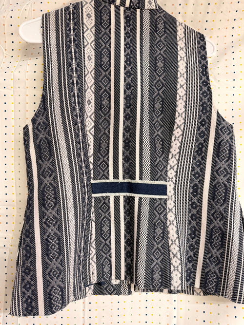 Christopher & Banks Southwestern Stripe Vest (Size Small)