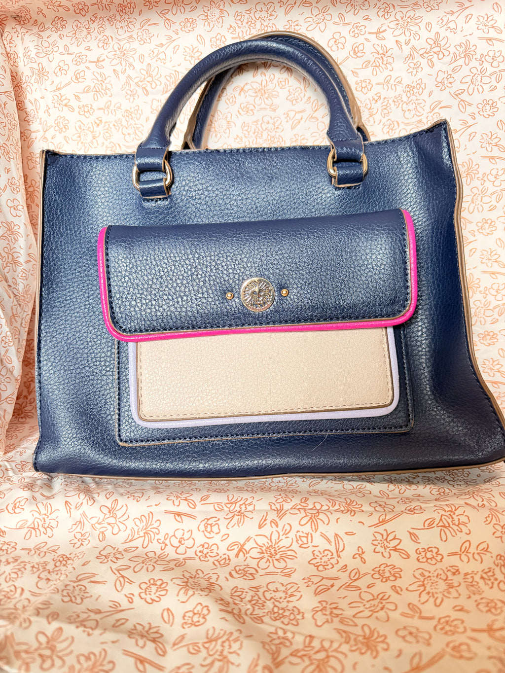 Anne Klein Colorblock Satchel