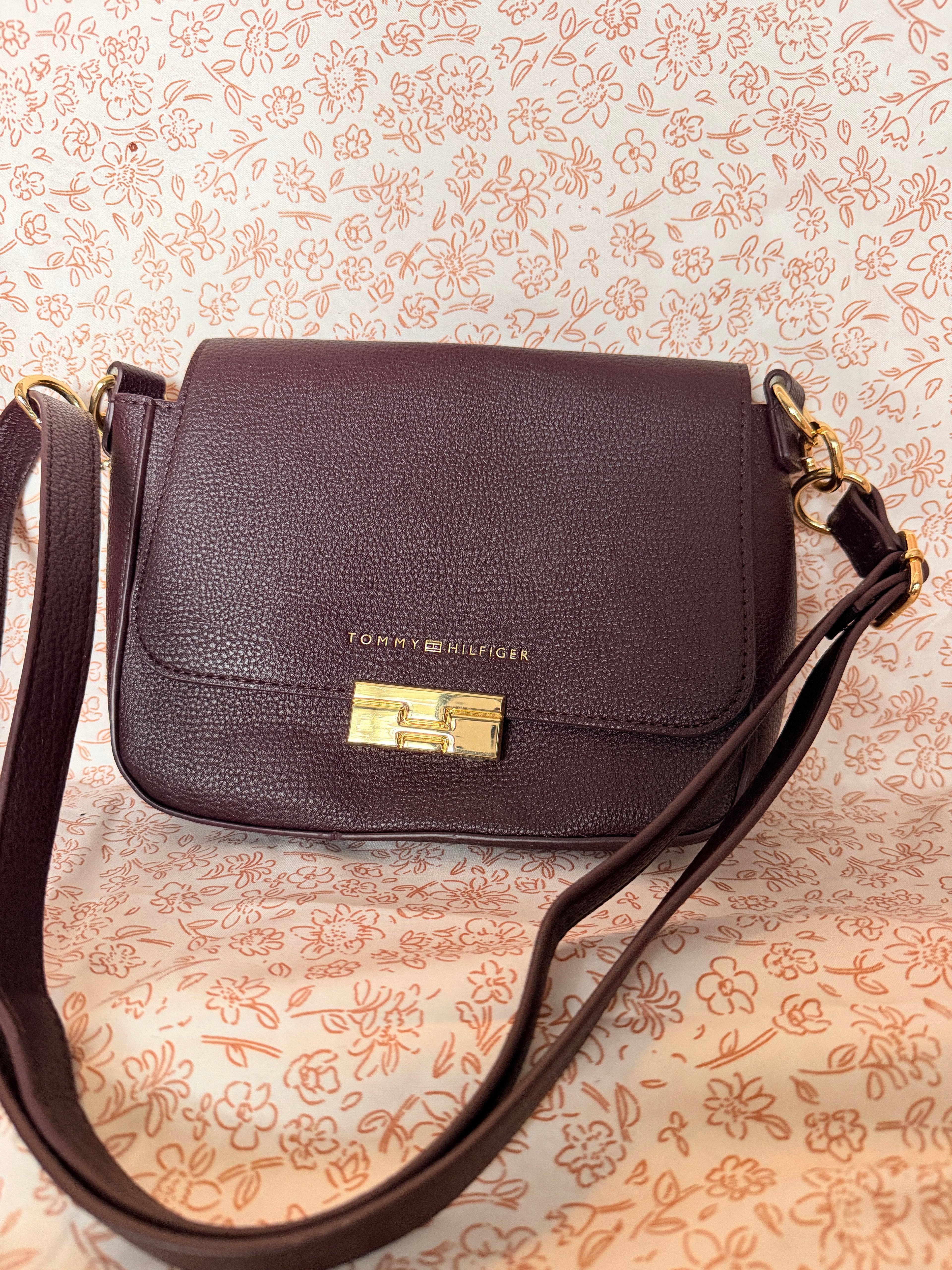 Tommy Hilfiger Burgundy Crossbody