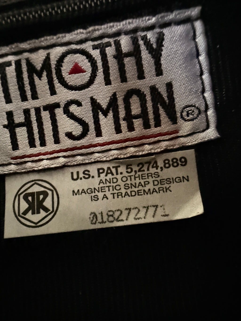 Timothy Hitsman Navy Patent Chain Clutch