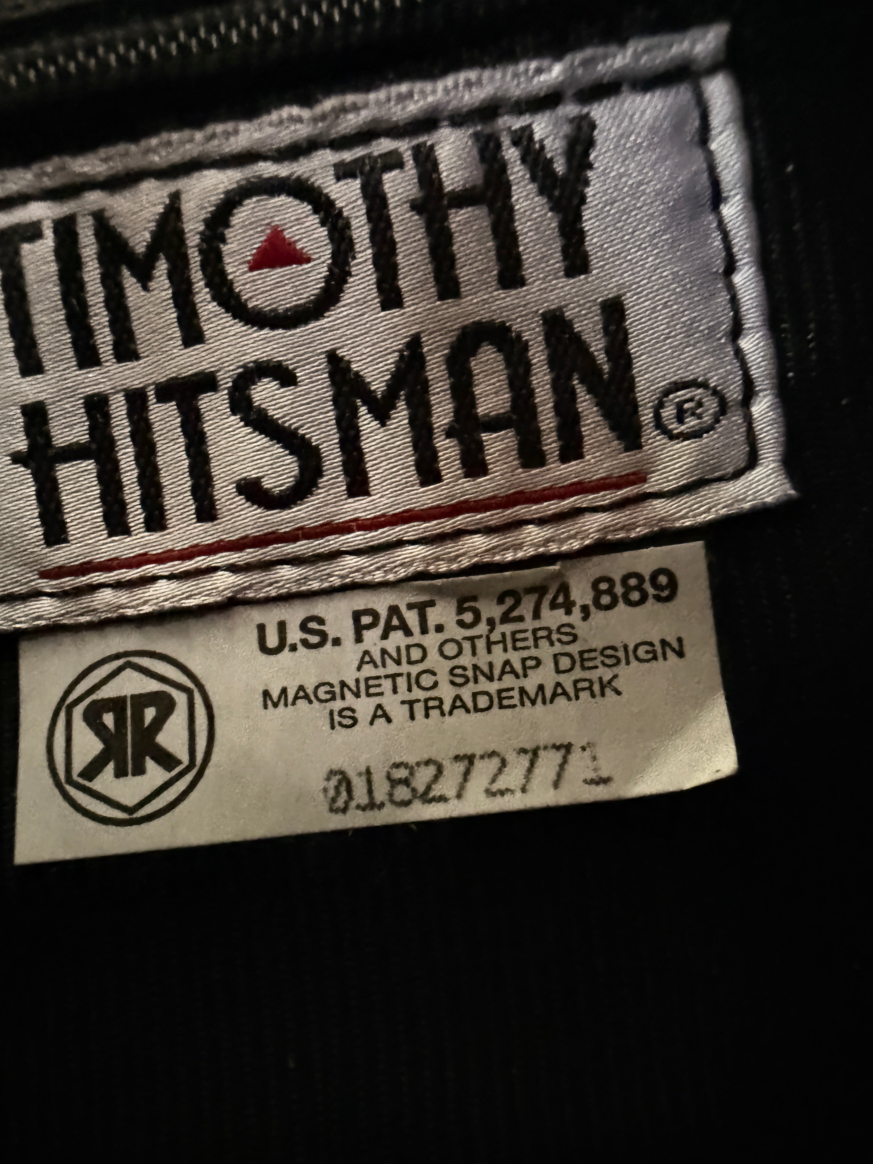 Timothy Hitsman Navy Patent Chain Clutch