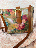 Patricia Nash Floral Leather Crossbody