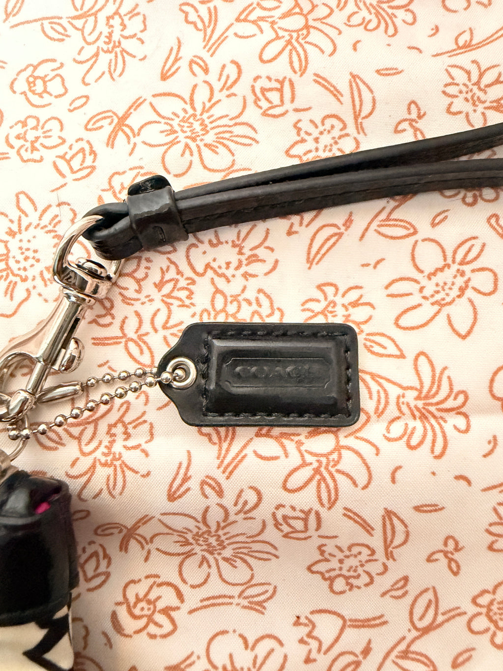 Coach Floral Wristlet