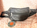 Li Black Leather Fanny Pack