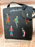 Gurlfriends Forever Embroidered Tote Bag