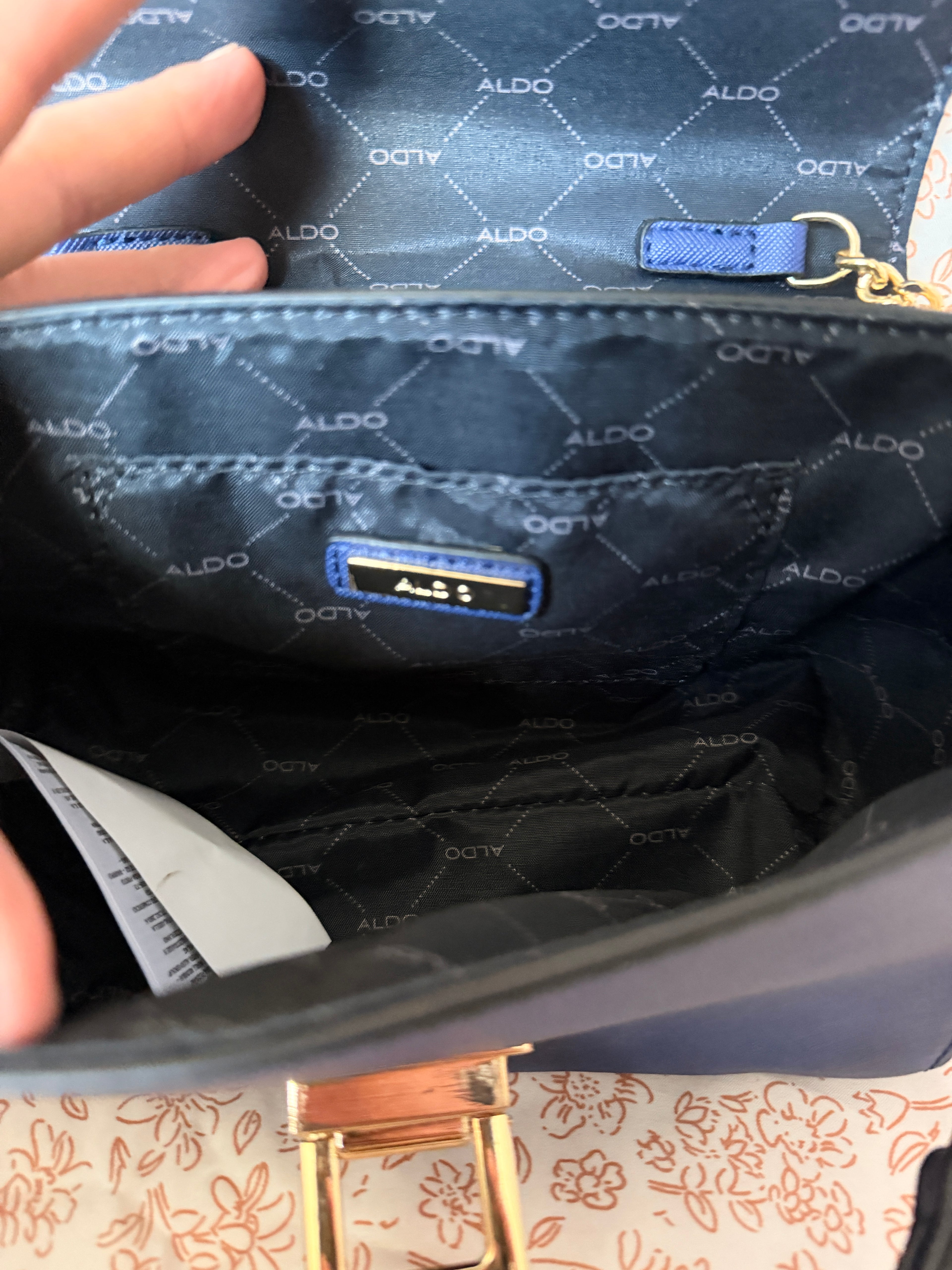 ALDO Blue Crossbody Purse