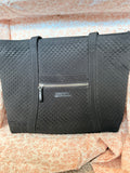Vera Bradley Black Quilted Tote Bag