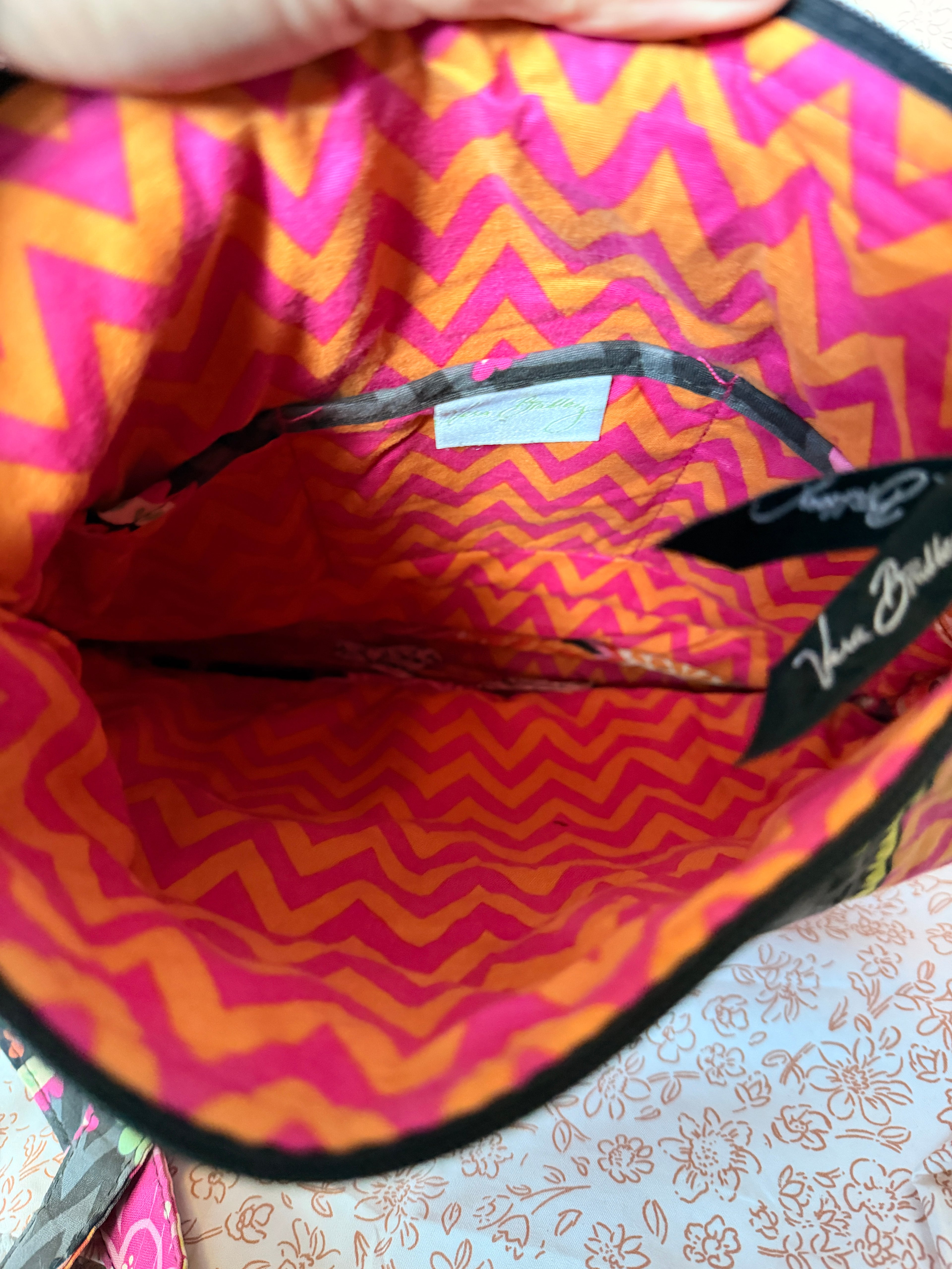 Vera Bradley Paisley Shoulder Bag Quilted Floral Handbag