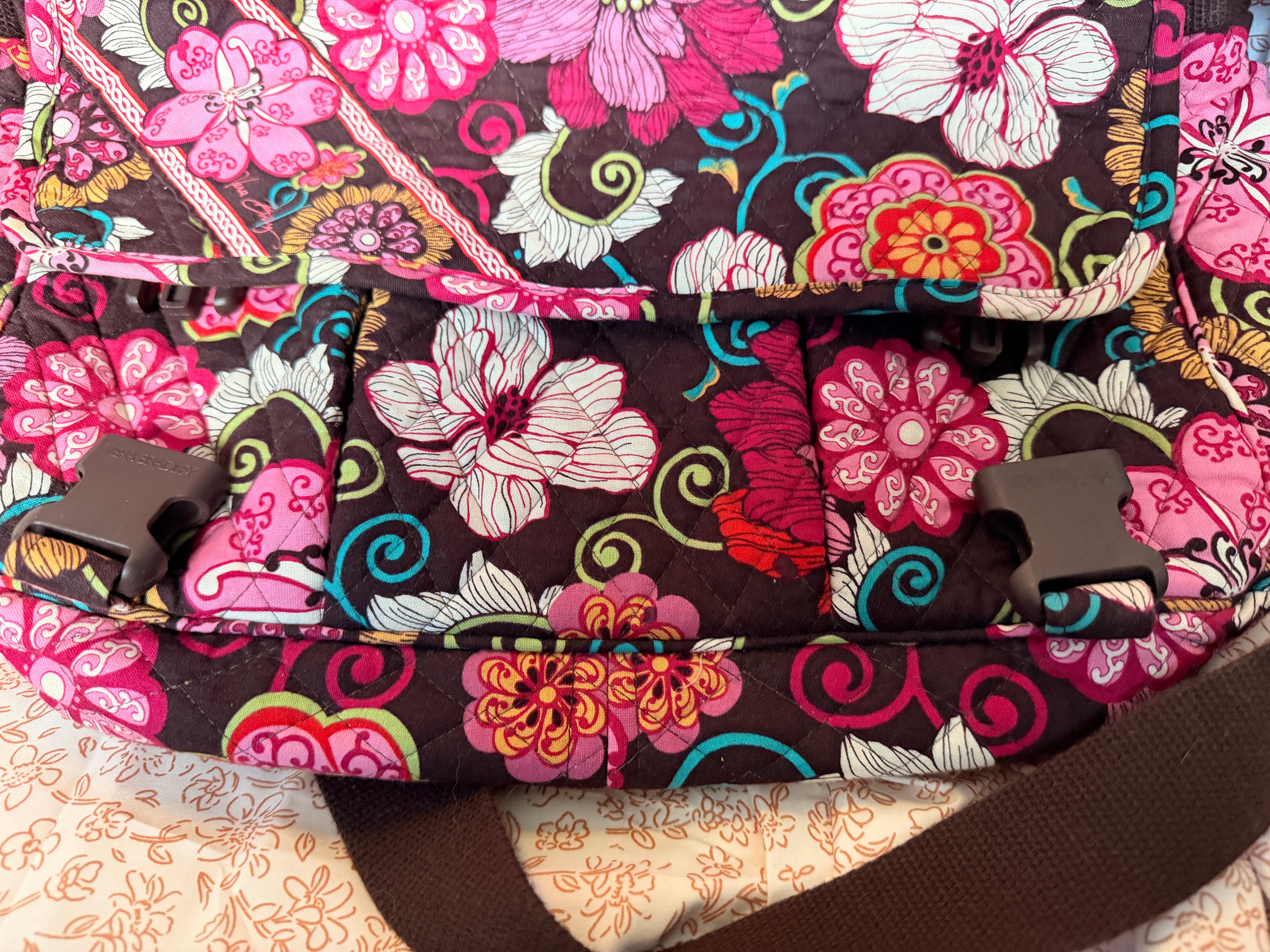 Vera Bradley Floral Messenger Bag