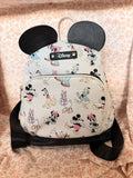 Disney Character Mini Backpack Mickey Minnie Daisy Donald Pluto Faux Leather