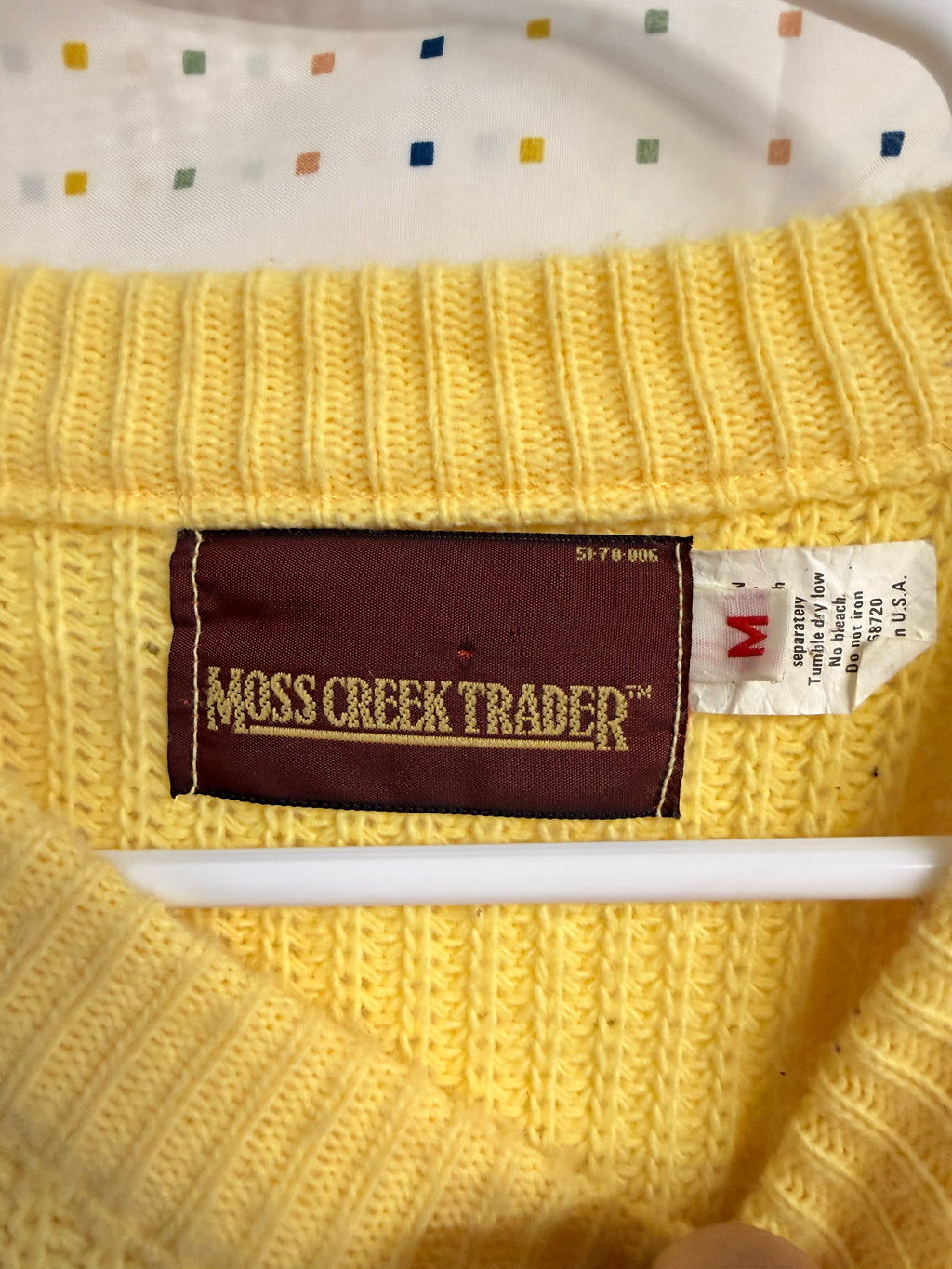 Moss Creek Traders Virgin Acrylic Sweater (Made in USA)