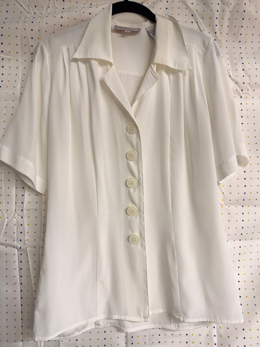 Westbound Button Front Blouse (Size 6)