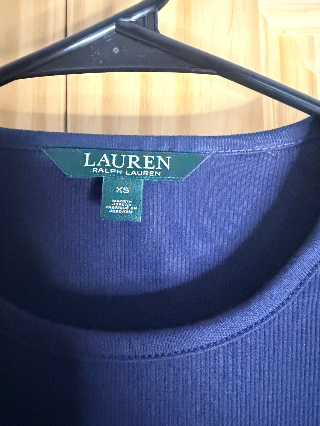 Lauren Ralph Lauren Ribbed Top with Metallic Shoulder Zippers