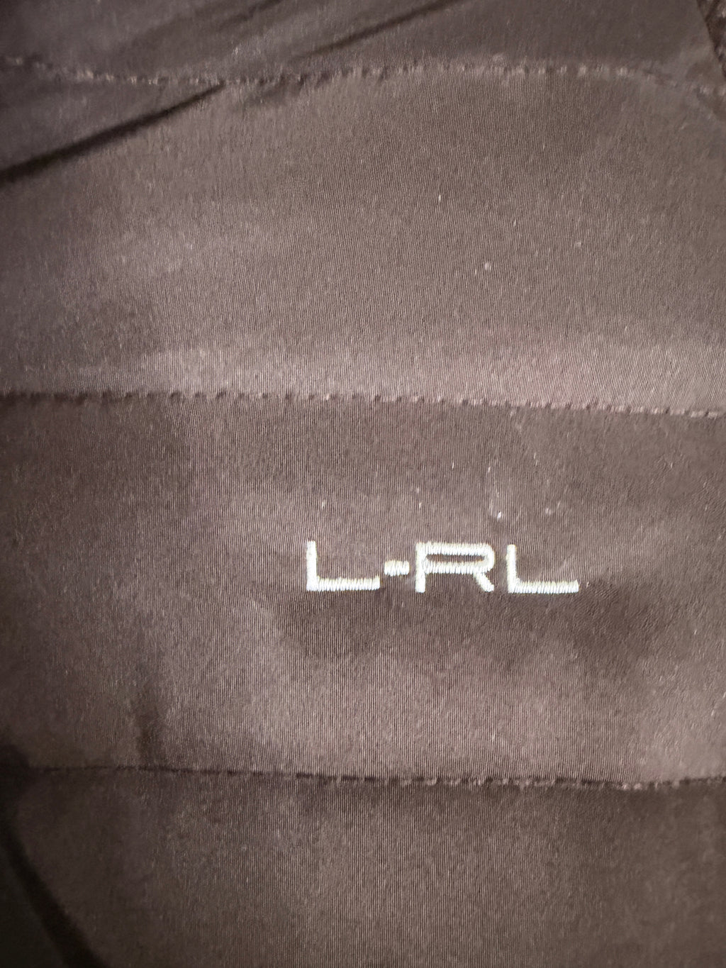 LRL Lauren Active Ralph Lauren Brown Fleece Quilted Jacket Women's Large