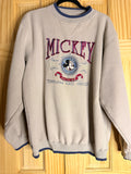 Vintage Disney Mickey Mouse Embroidered Sweatshirt XL Timeless and Unique
