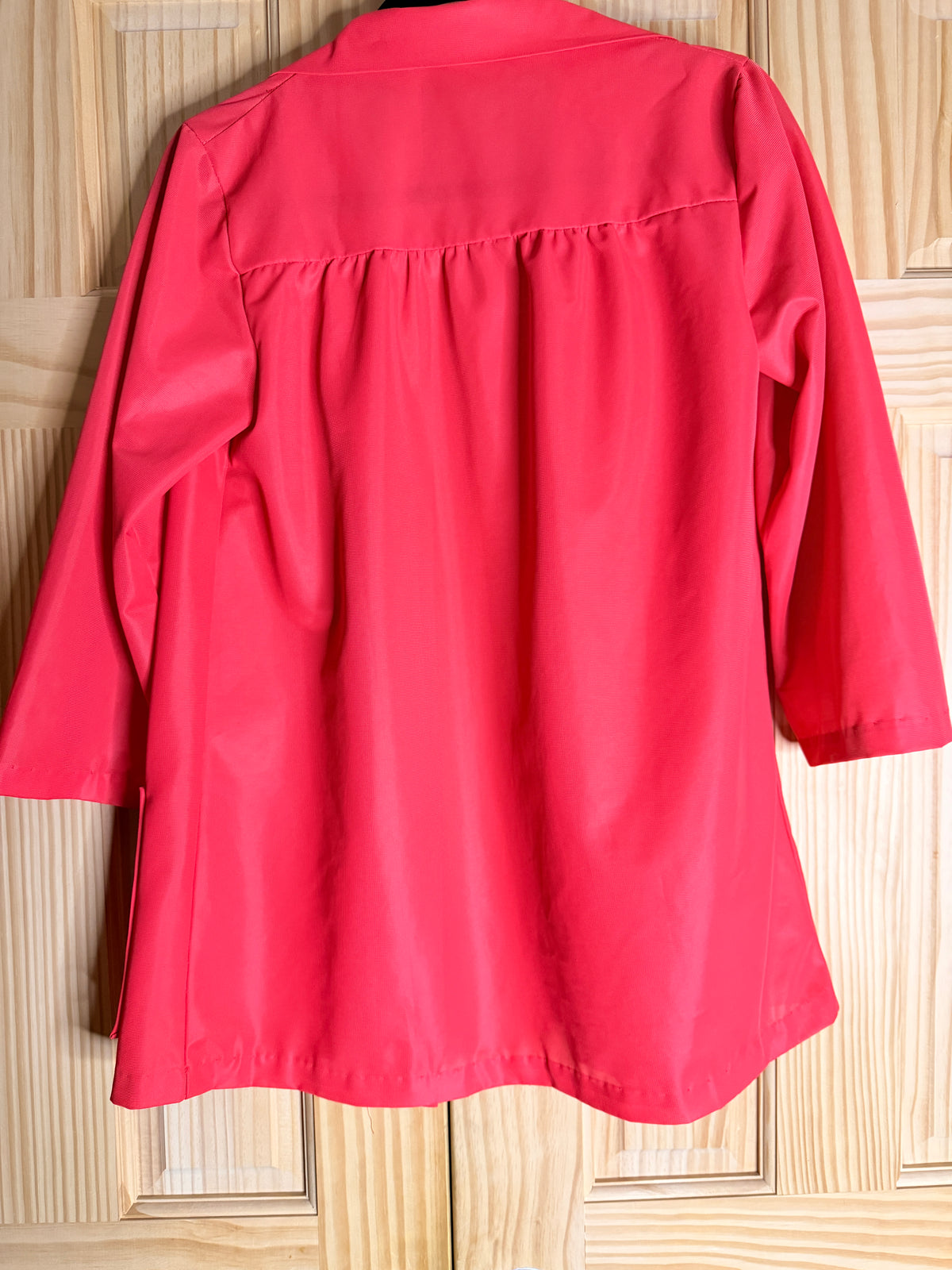 Vintage JCPenney Coral Open Front Jacket Women's Petite