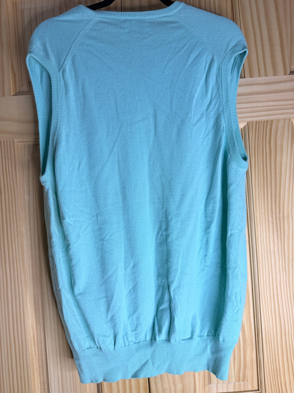 Ben Silver Charleston by William Lockie Cashmere Cotton Sweater Vest Mint Green