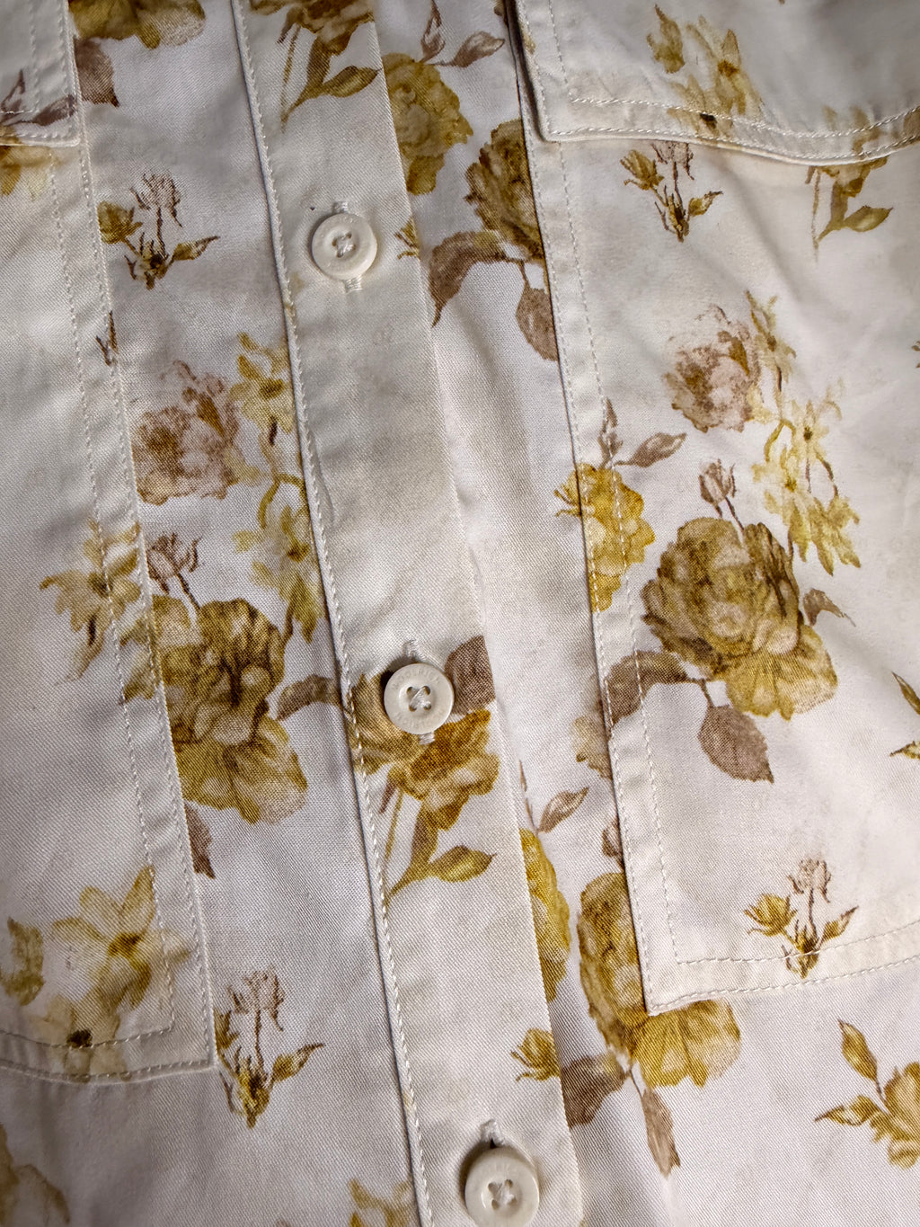 Woolrich Floral Button Front Shirt Women's Large NWT