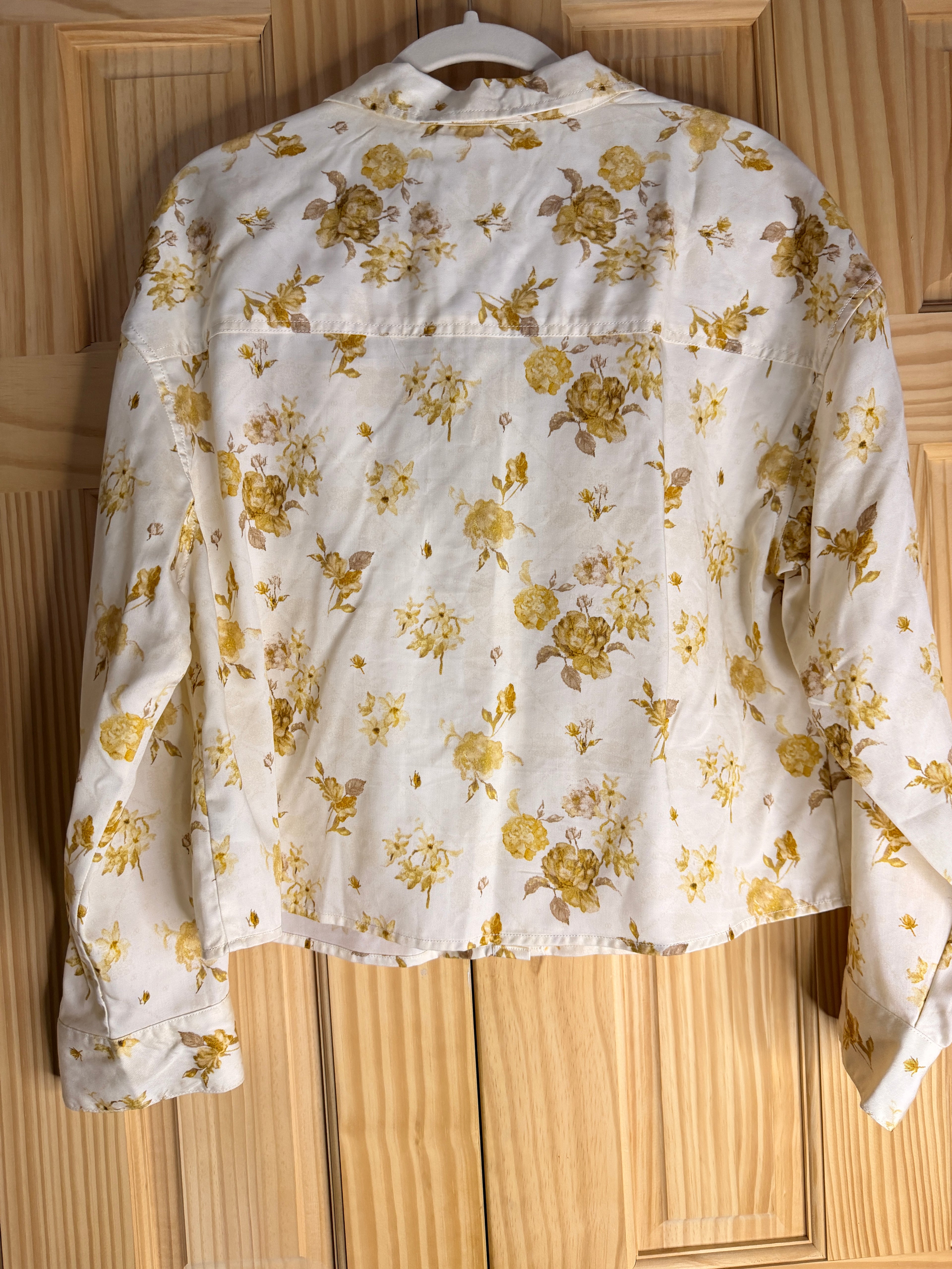 Woolrich Floral Button Front Shirt Women's Large NWT