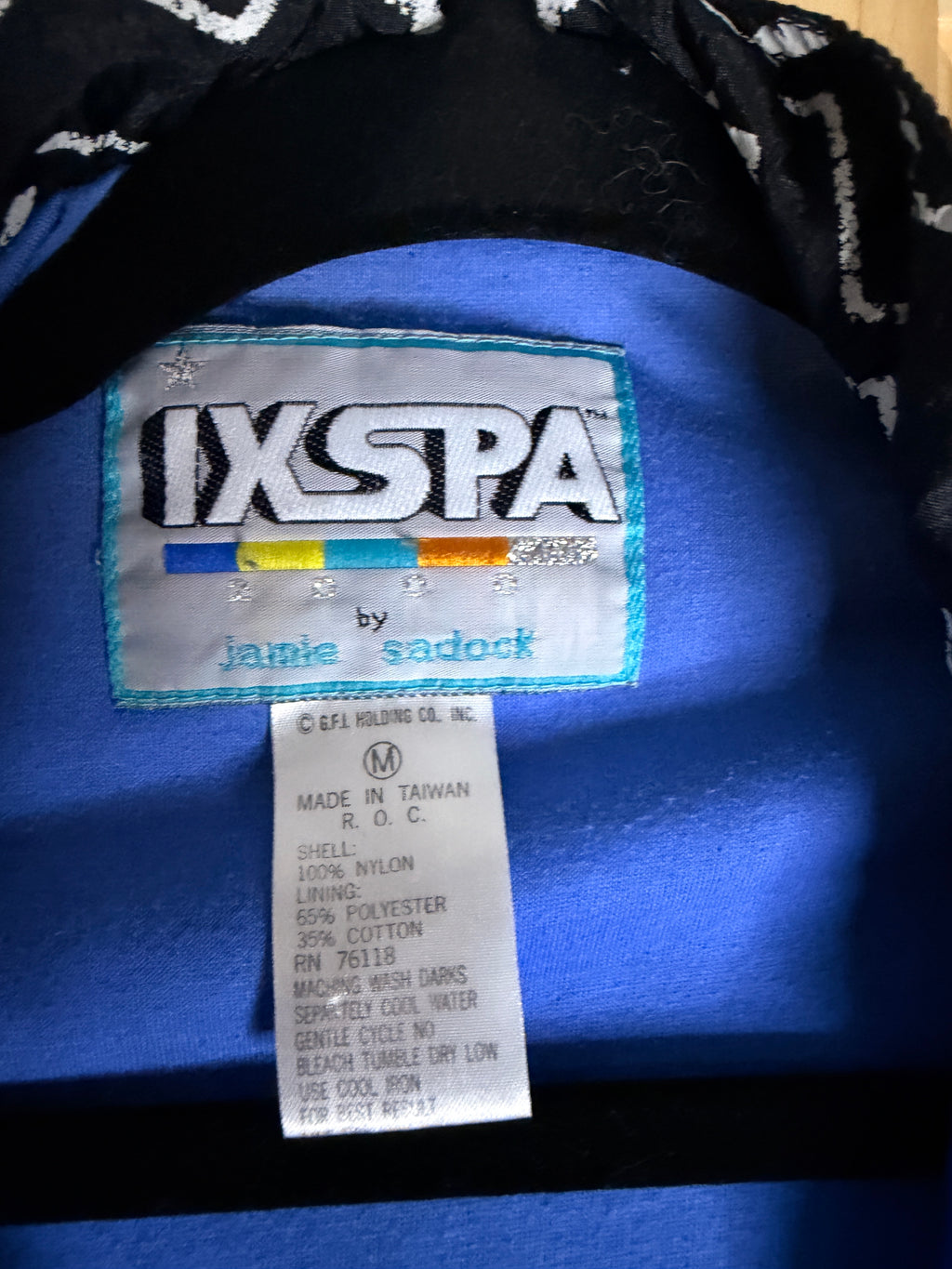 IXSPA by Jamie Sadock Colorblock Windbreaker Jacket Medium