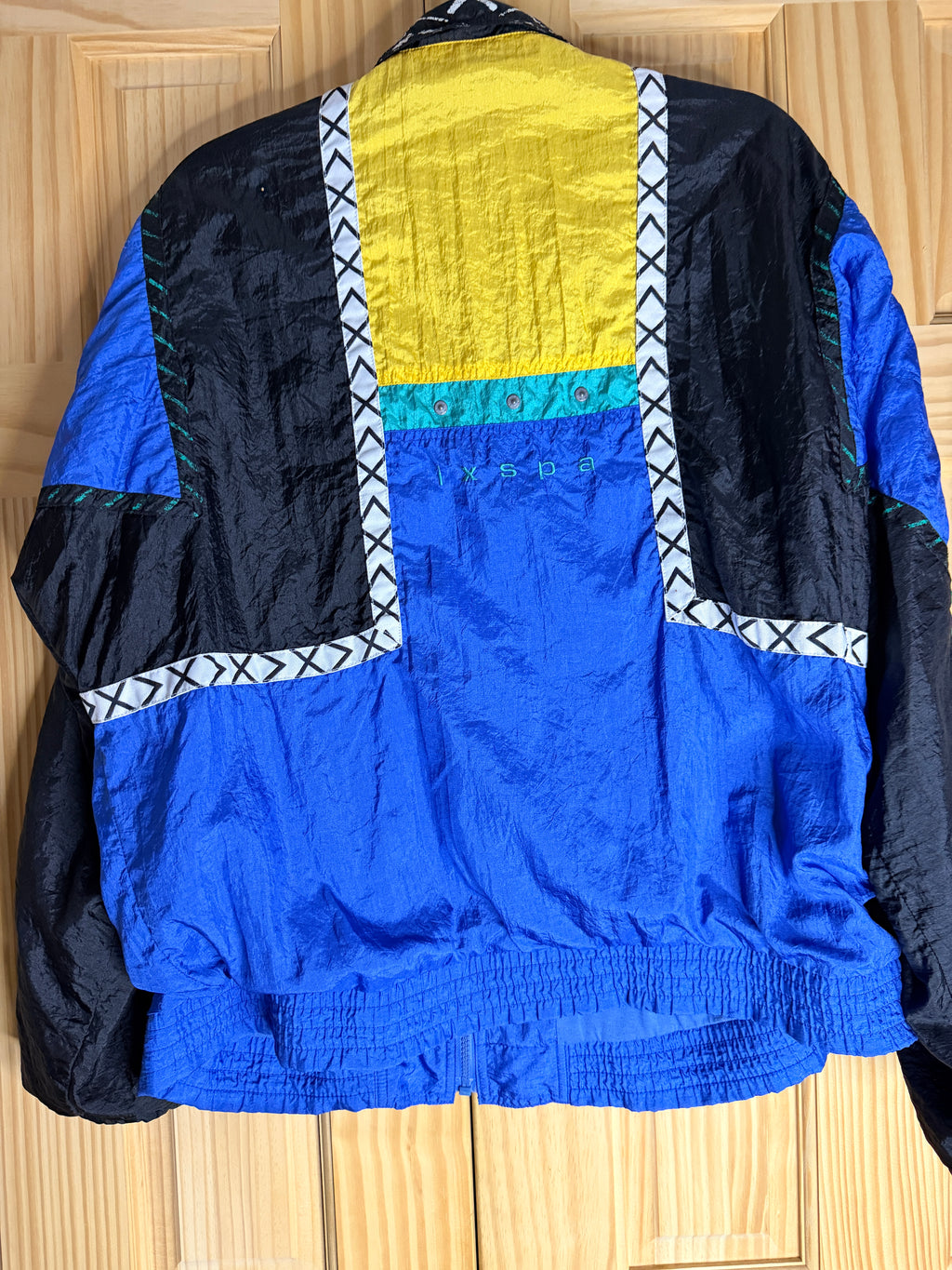 IXSPA by Jamie Sadock Colorblock Windbreaker Jacket Medium
