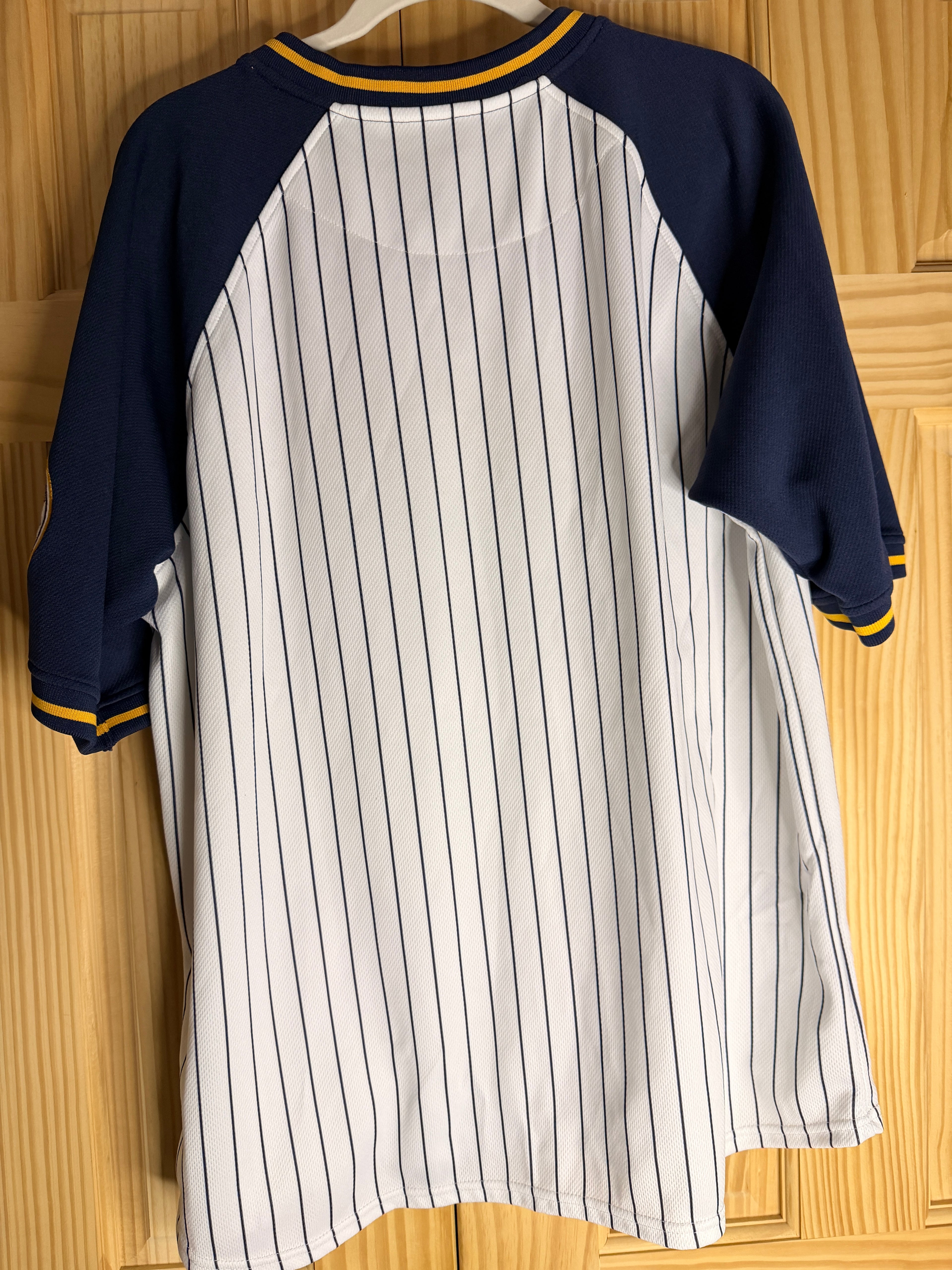 Disney Mickey State Baseball Jersey #28 | Pinstripe Mickey Mouse Shirt