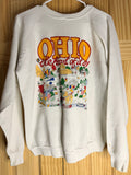 Vintage 1980s Ohio The Heart of It All Graphic Sweatshirt | Fruit of the Loom XL