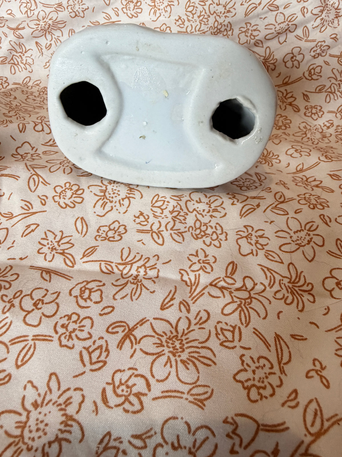 Vintage White Ceramic Madonna Vase Blessed Virgin Mary Religious Home Décor