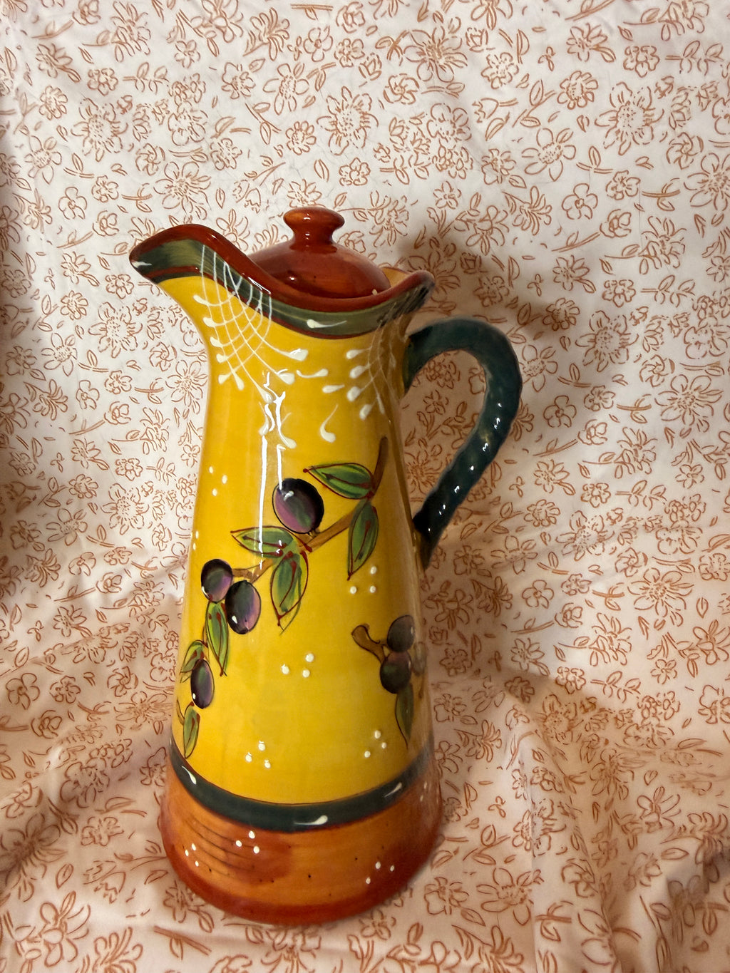 Certified International Olive Oil Cruet with Lid by Stephanie Vacher
