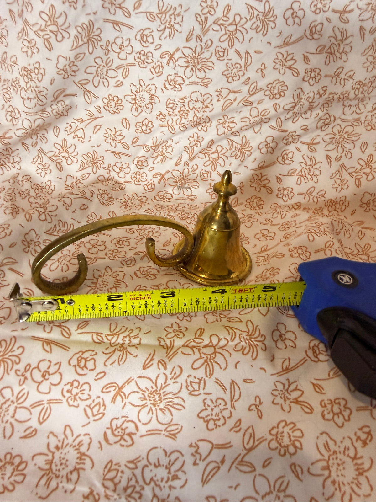 Vintage Solid Brass Candle Snuffer | Bell Shape Candle Extinguisher | Traditional Brass Home Decor