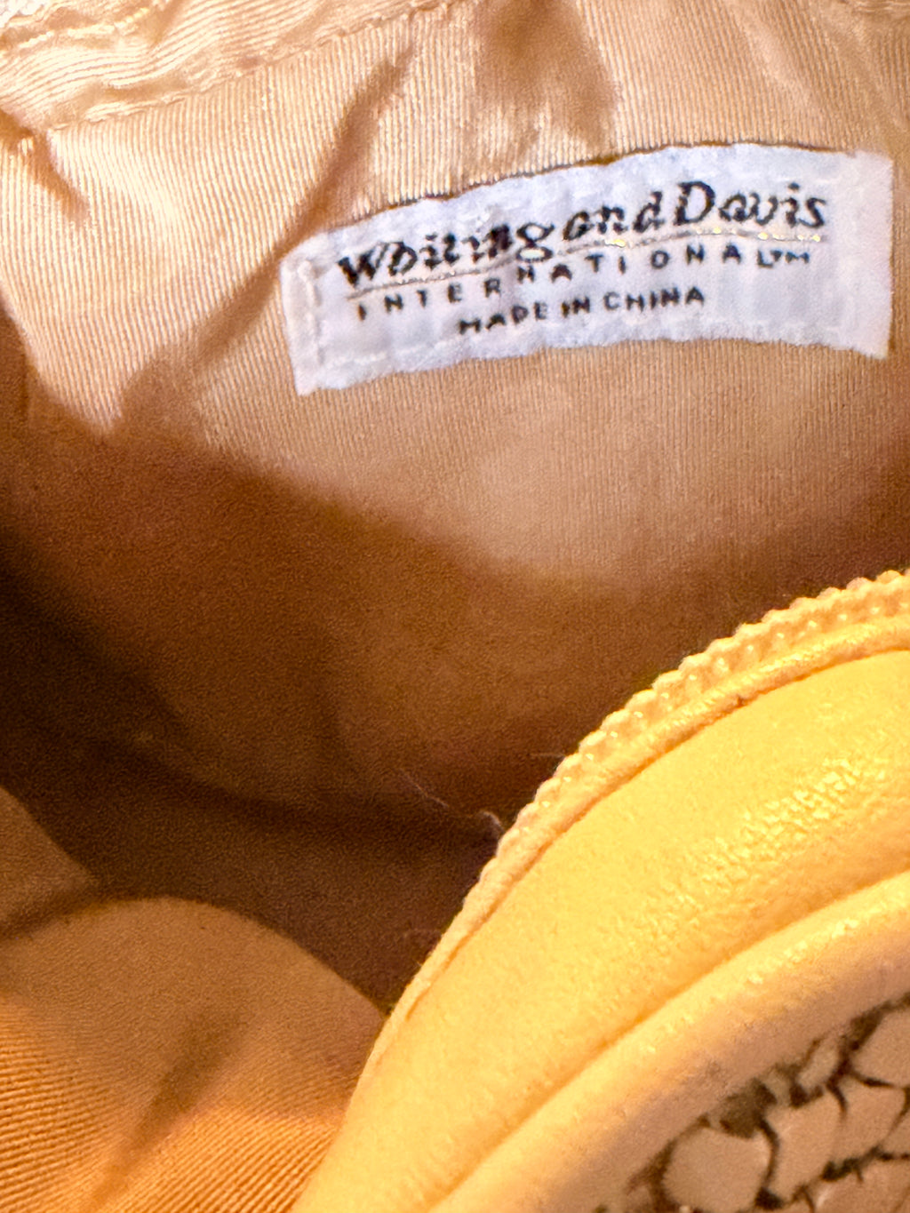 Whiting & Davis International White Mesh Faux Leather Crossbody Bag Gold Chain