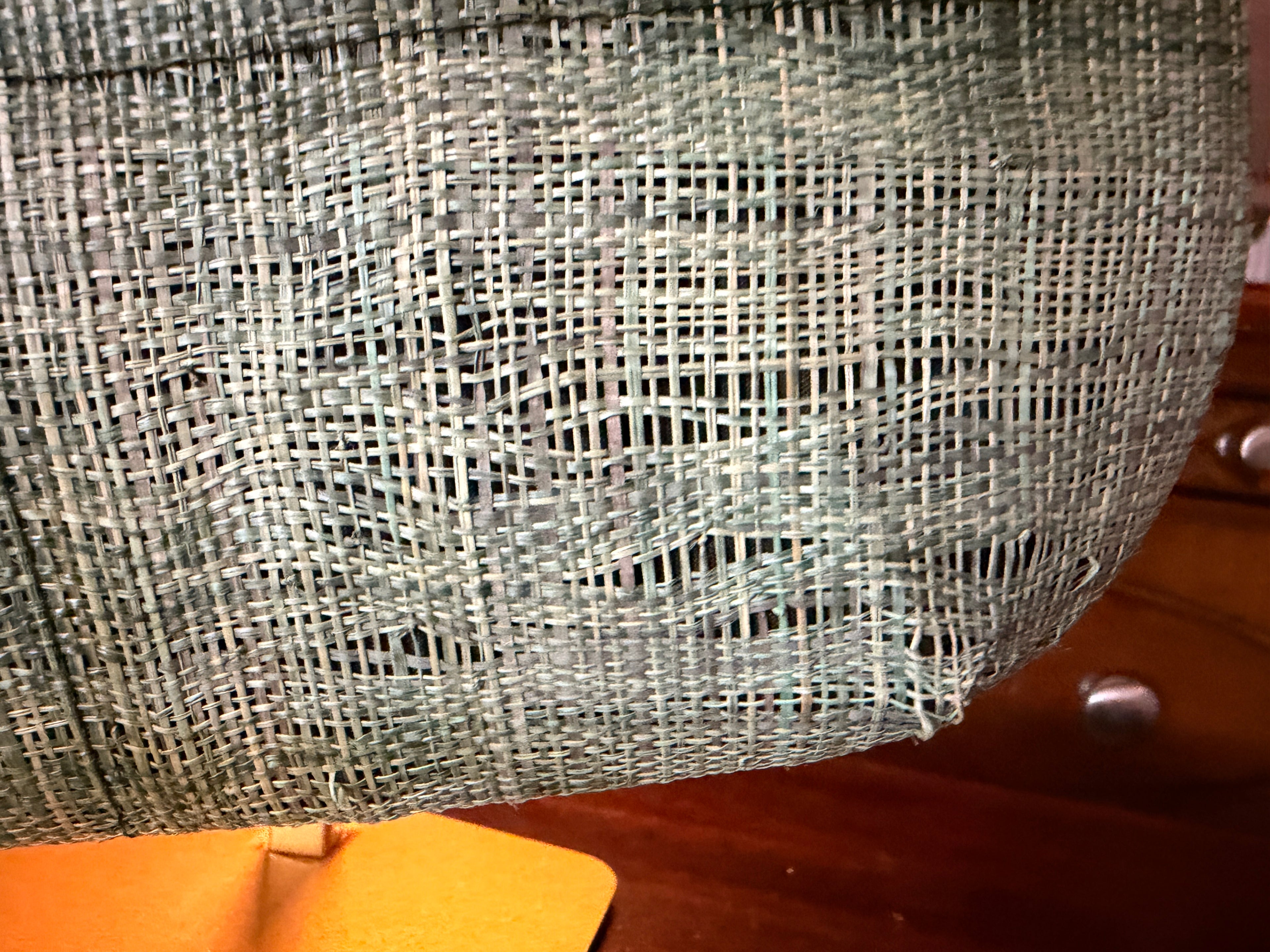 Vintage Sun 'N' Sand Raffia Shell & Wooden Bead Boho Shoulder Bag