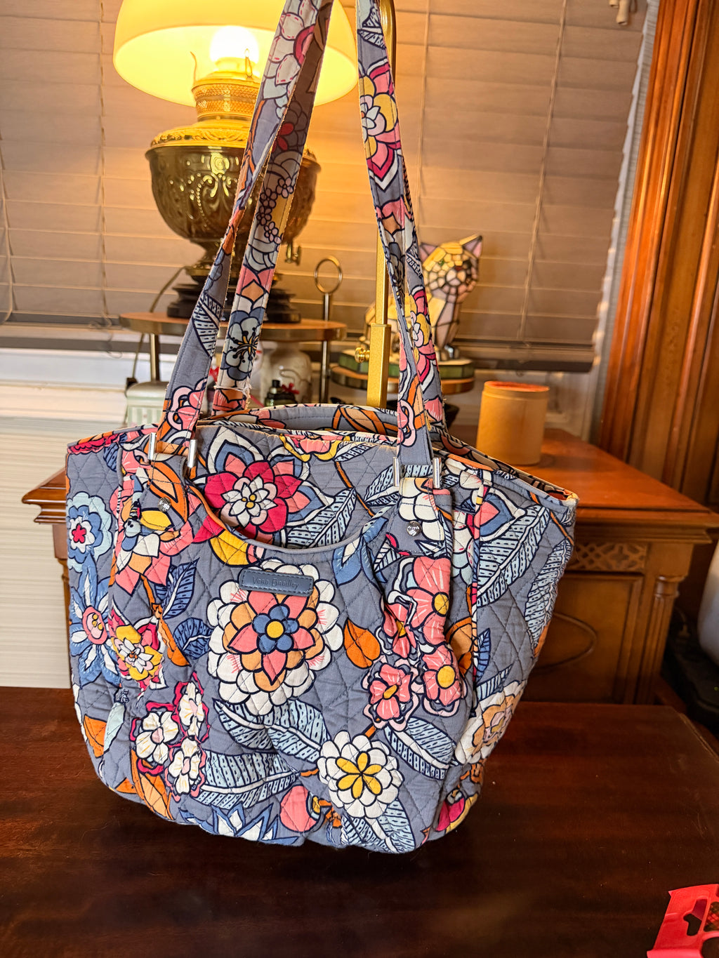 Vera Bradley Floral Quilted Tote