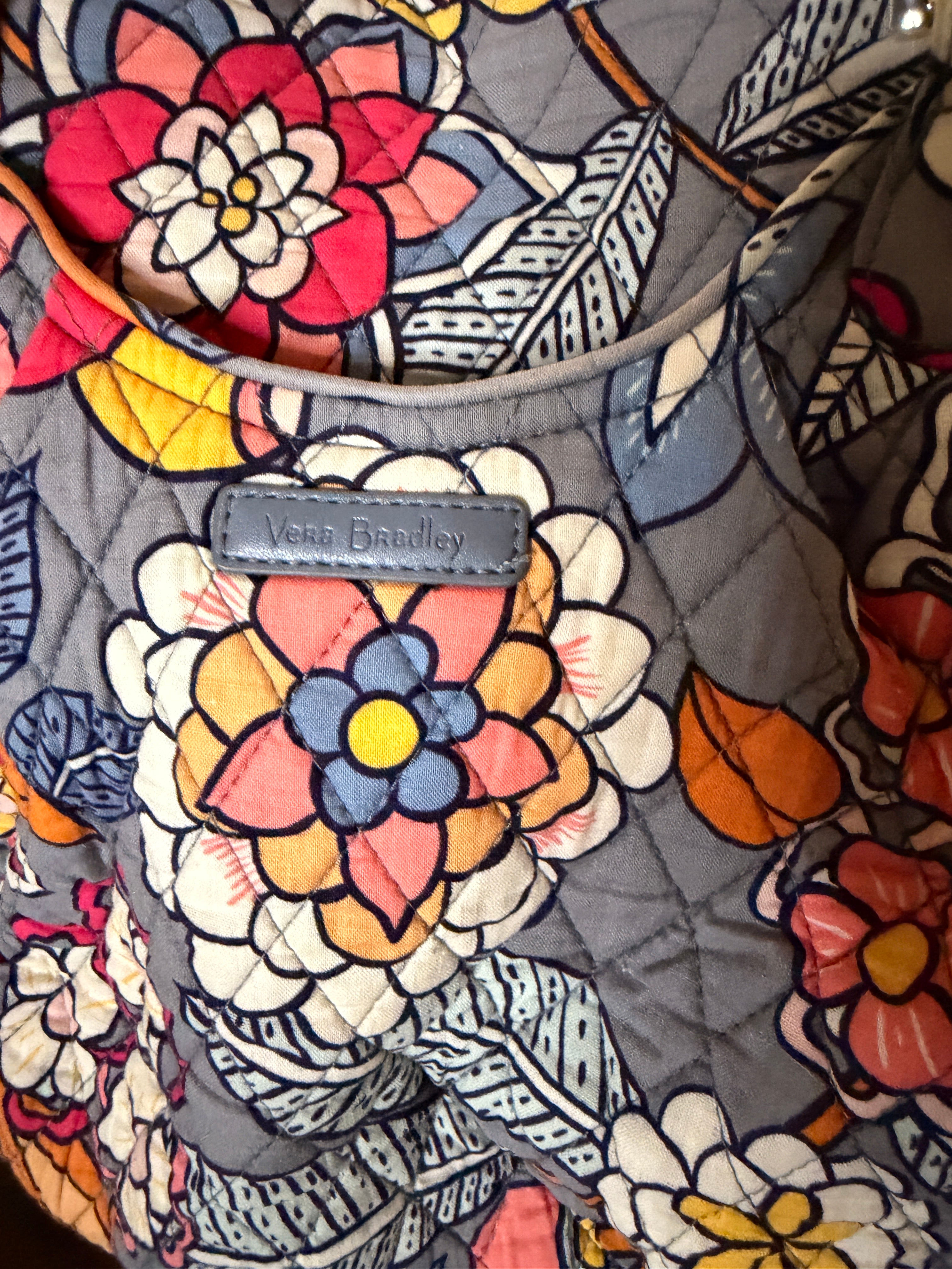 Vera Bradley Floral Quilted Tote