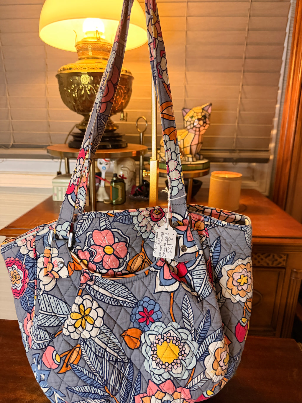Vera Bradley Floral Quilted Tote