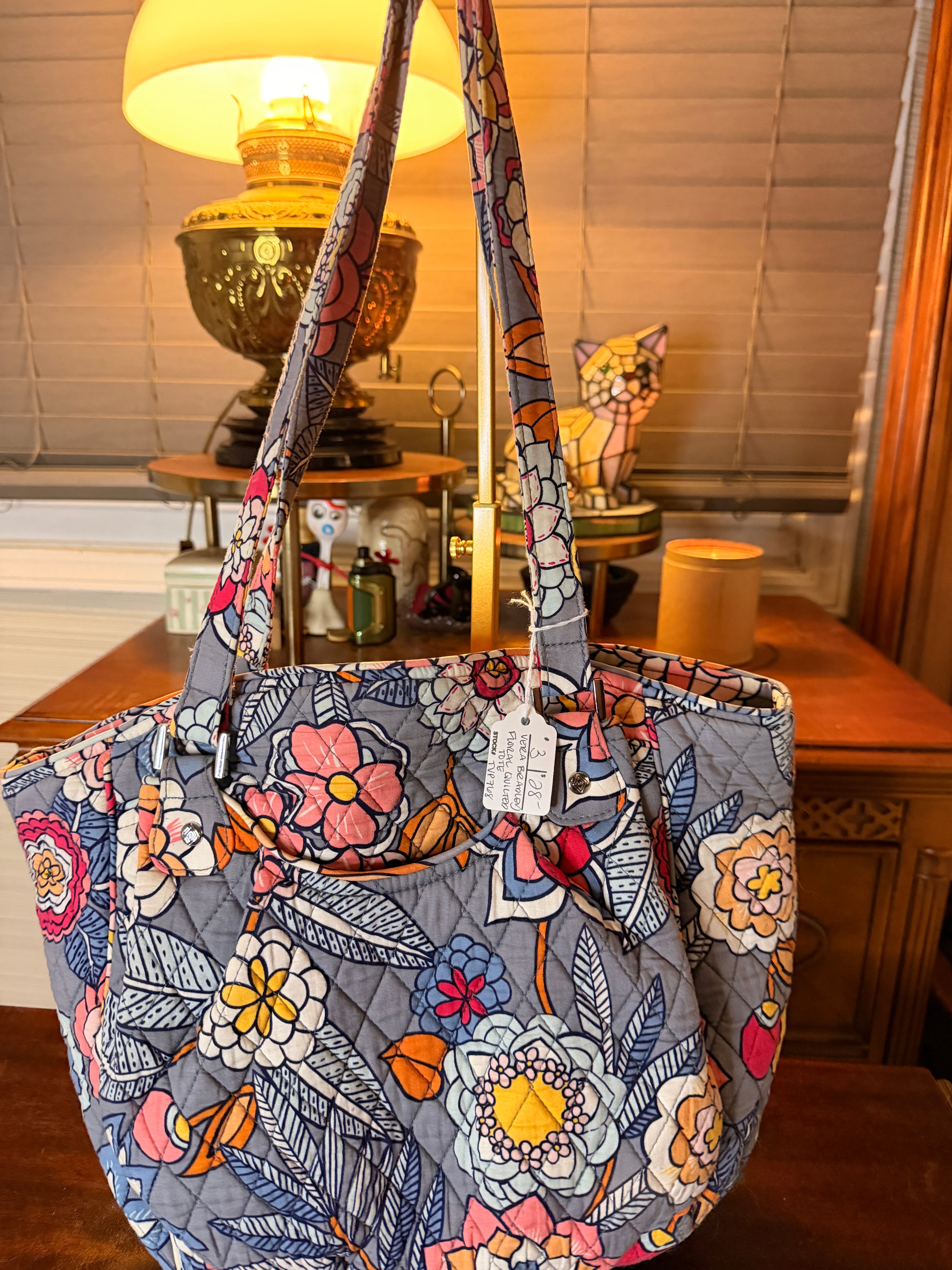 Vera Bradley Floral Quilted Tote