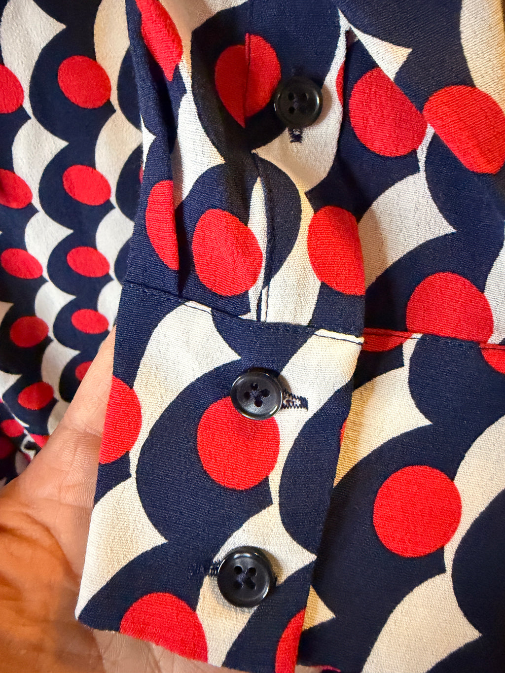 Boden Shirt Dress US 4 Geometric Print Belted Midi Dress NWT EcoVero